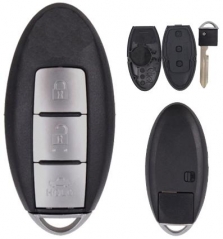 For Nissan 3 button remote 
key blank with blade f