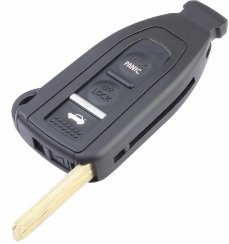 Lexus 3 Button remote key blank with blade
