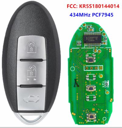 For Nissan keyless 434MHz PCF7945 for Nissan Teana 20132014 2015 FCC: KR5S180144014