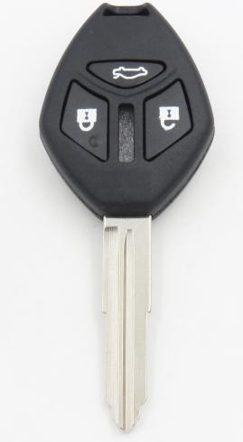 For Mitsubishi remote key shell
with 3 button with right blade