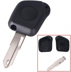 For Peugeot 1 button remote key blank