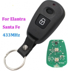 For Hyundai 2 button 433 mhz 2001-2003 Elantra San