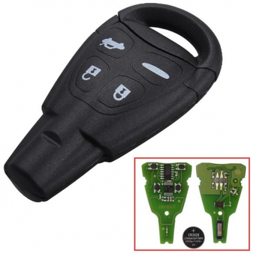 For SAAB 4 button remote key with PCF7946AT chip  315mhz