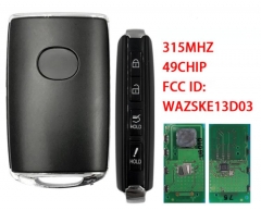 For Mazda 4 buttons remote key 315MHZ 49 chip  FCC