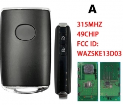 For Mazda 2 buttons remote key 315MHZ 49 chip  FCC