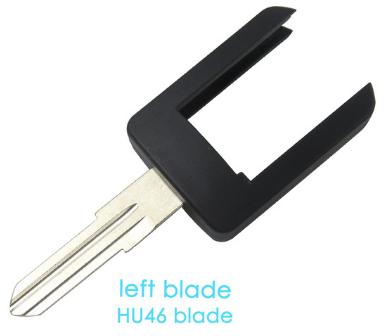 For Opel key head with left blade