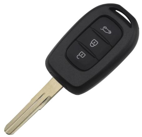 For Renault 3 button remote key blank