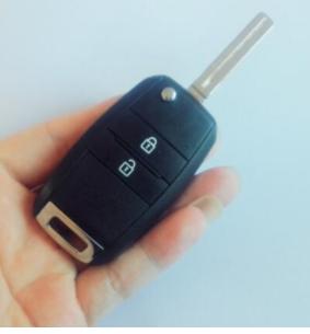 For KIA 2 button flip remote key blank