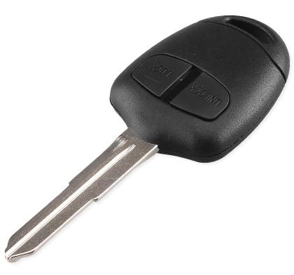 For Mitsubishi 2 button remote key blank with right blade