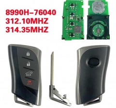 For Lexus UX200 UX250 2019+ Smart Key, 4Buttons 89