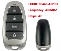 For Hyundai Azera 2022 Smart Remote Key 4 Buttons 