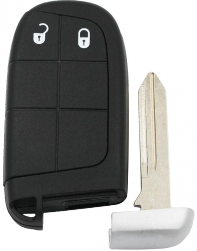 For Chrysler / Jeep keyless  remote key with 434mhz with PCF7945/7953   HITAG2 chip with 2/2+1/3/3+1/4+1 button key shell , please choose