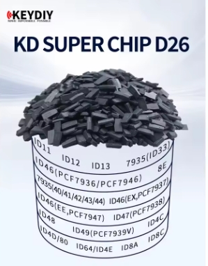 KEYDIY KD Super Chip D26 Transponder Chip Support 8A 8C PCF7935 PCF7936 ID46 ID47 ID48 ID49 ID4D ID80 ID64 ID4E ID33 ID11 12 13