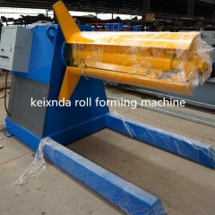 hydraulic duct decoiling machine