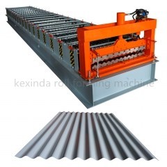 corrugated roofing panel roll forming machine