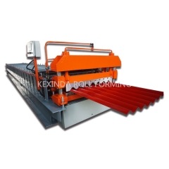 Automatic corrugate roof tile making machine / roof tile machine