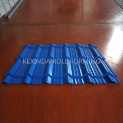 Shopkeeper prefab house metal roofing glazed wall tile cover roll forming machine for making glaze tile machine