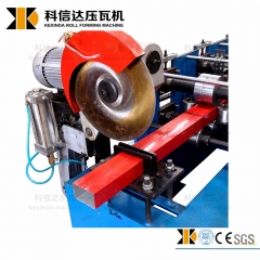 half round rain gutter steel panel downpipe roll forming machine