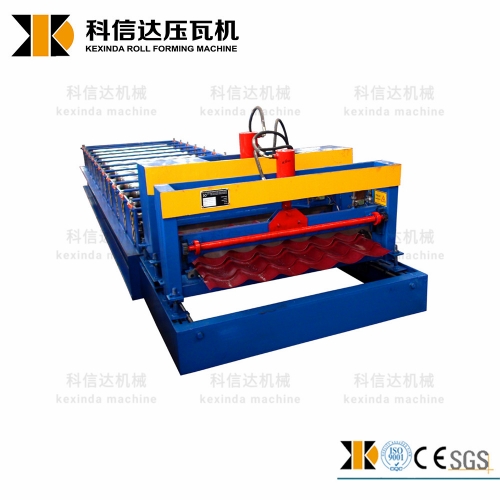 12m/min Production Capacity Metal Roofing Glazed Tile Roll Forming Machine