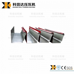 steel roofing metal water rain gutter roll forming making machine