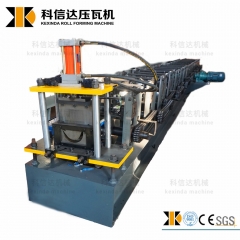 steel roofing metal water rain gutter roll forming making machine