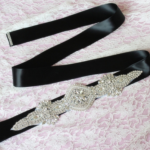 Bridal Crystal Rhinestone Wedding Dress Sash