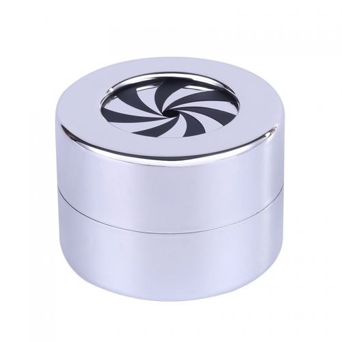 Rotating Ring Box Holder for Engagement Wedding Anniversary Valentine Present Gift Stainless Steel Jewelry Case