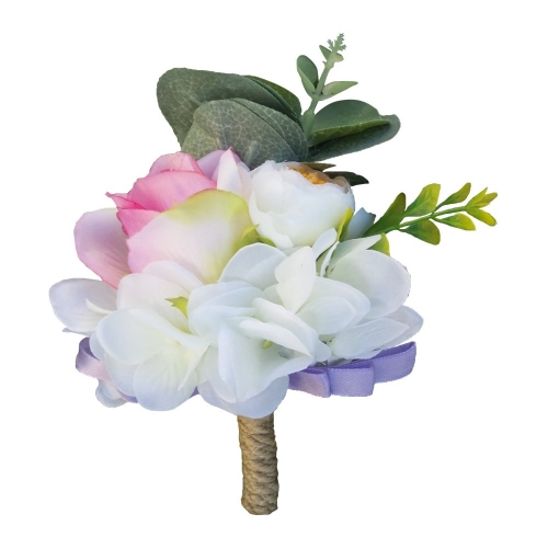 Lavender Rose Boutonniere Pin for Prom Wedding Party