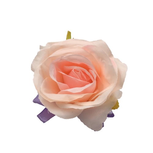 Blooming Rose Boutonniere Brooch Pin for Prom Party