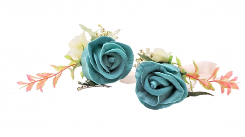 Prom Corsage Boutonniere Set Rose Flower Pin