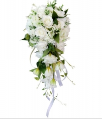 Abbie Home Romantic Wedding Bridal Bridesmaid Bouquet for Any