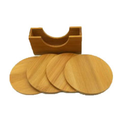 Bamboo Coasters-Round(4pcs)