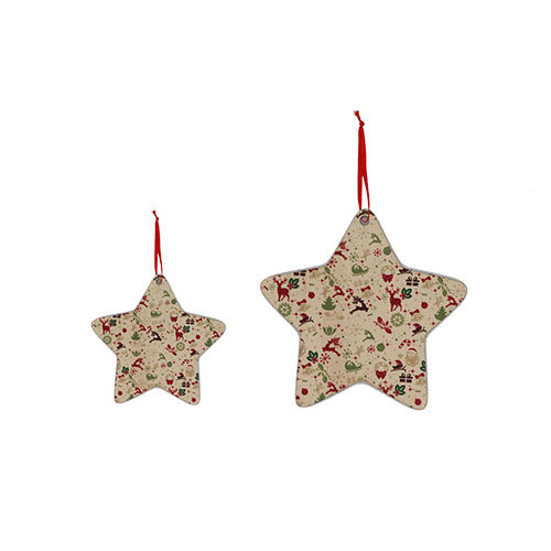 Christmas ornaments--small size Pentagram (10pcs)