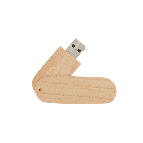Rotate USB Flash Drive-Wooden