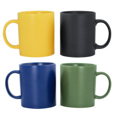 Matte Full Color Ceramic Mug-Black