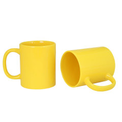 Glossy Full Color Ceramic Mug-Yellow
