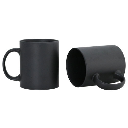 Matte Full Color Ceramic Mug-Black