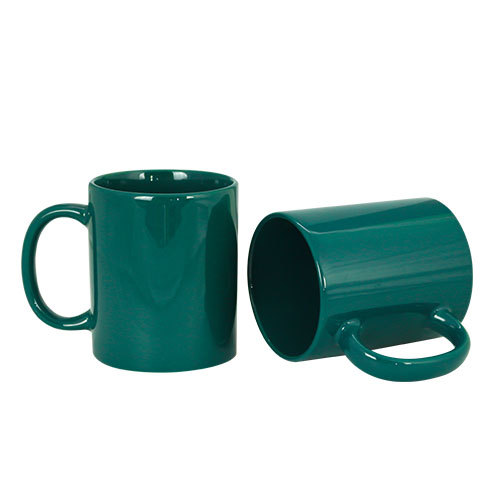 Glossy Full Color Ceramic Mug-Green