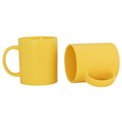 Matte Full Color Ceramic Mug-Yellow