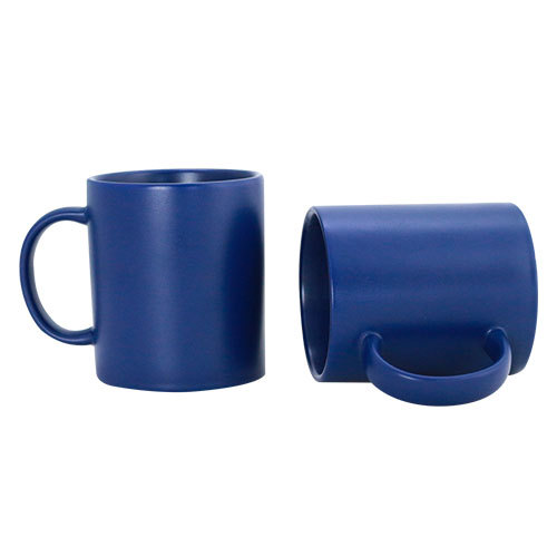 Matte Full Color Ceramic Mug-D blue