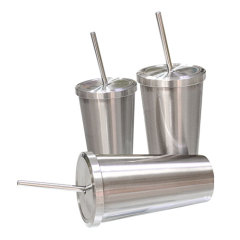 Stainless Steel Straw Cup