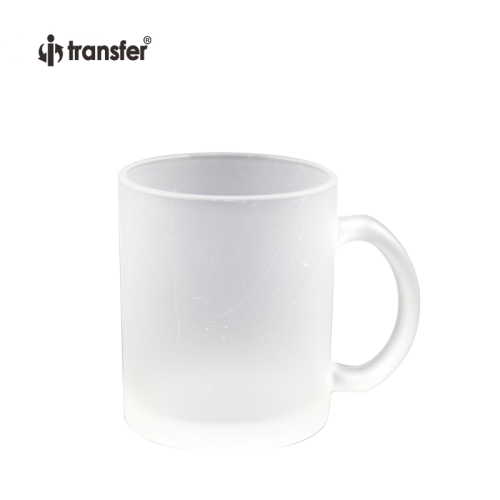 11oz Sublimation Glass Mugs -Frosted