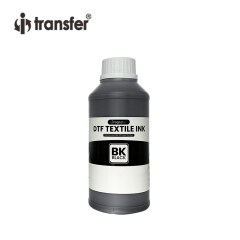 Tinta de pigmento textil de 0.5L para impresión DTF CMYK + tinta blanca Impresión directa de tinta Dtf sobre algodón Cualquier material de tela