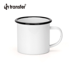 White Sublimation Enamel Mug