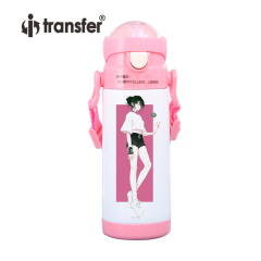 350ml Sublimation Kids Thermos Water Bottle with Strap