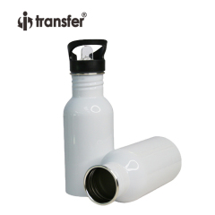 750ml Stainless Steel Water Bottle With Straw Top