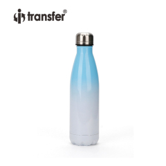 500ml Gradient Color Double Wall Vacuum Insulated Cola Water Bottle