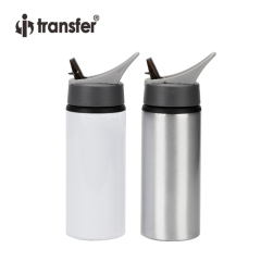600ml Aluminum Sport Water Bottle with Suction Nozzle