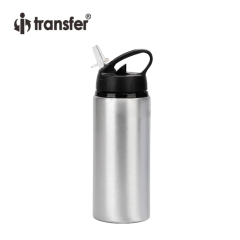 600ml Aluminum Sport Water Bottle with Suction Nozzle