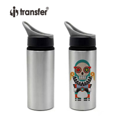600ml Aluminum Sport Water Bottle with Suction Nozzle
